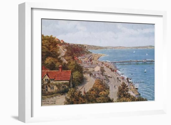 Shanklin, from Rylstone, I O W-Alfred Robert Quinton-Framed Giclee Print