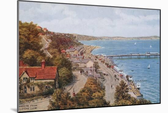 Shanklin, from Rylstone, I O W-Alfred Robert Quinton-Mounted Giclee Print