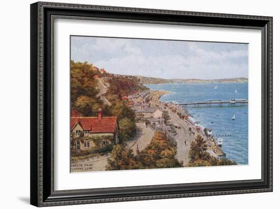 Shanklin, from Rylstone, I O W-Alfred Robert Quinton-Framed Giclee Print