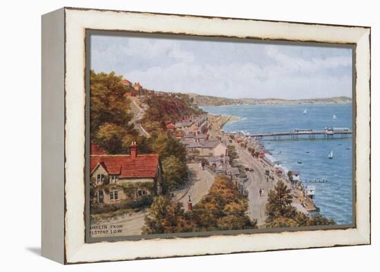 Shanklin, from Rylstone, I O W-Alfred Robert Quinton-Framed Premier Image Canvas