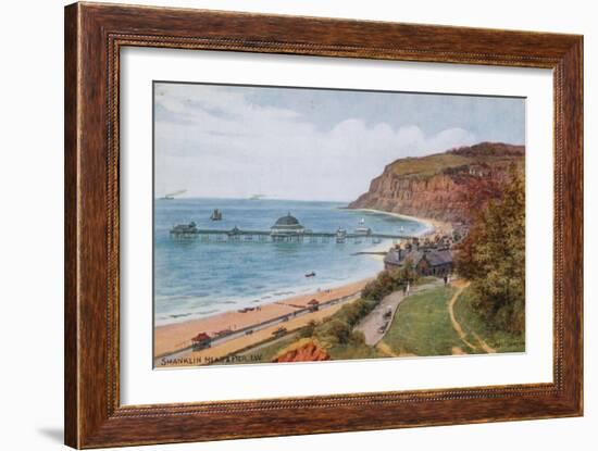 Shanklin Head and Pier, I W-Alfred Robert Quinton-Framed Giclee Print