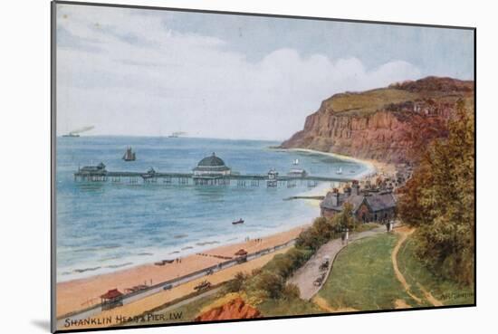 Shanklin Head and Pier, I W-Alfred Robert Quinton-Mounted Giclee Print