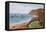 Shanklin Head and Pier, I W-Alfred Robert Quinton-Framed Premier Image Canvas