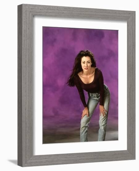 SHANNEN DOHERTY. "Beverly Hills, 90210" [1990].-null-Framed Photographic Print