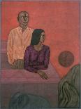 Home Coming - after a Long Absence, 1998-Shanti Panchal-Mounted Giclee Print