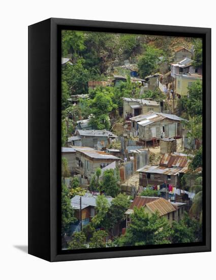 Shanty Town, Montego Bay, Jamaica, Caribbean, West Indies-Robert Harding-Framed Premier Image Canvas