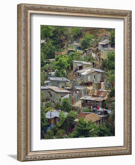 Shanty Town, Montego Bay, Jamaica, Caribbean, West Indies-Robert Harding-Framed Photographic Print