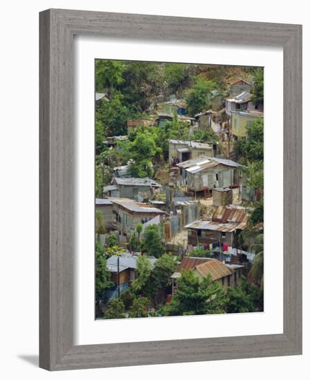 Shanty Town, Montego Bay, Jamaica, Caribbean, West Indies-Robert Harding-Framed Photographic Print