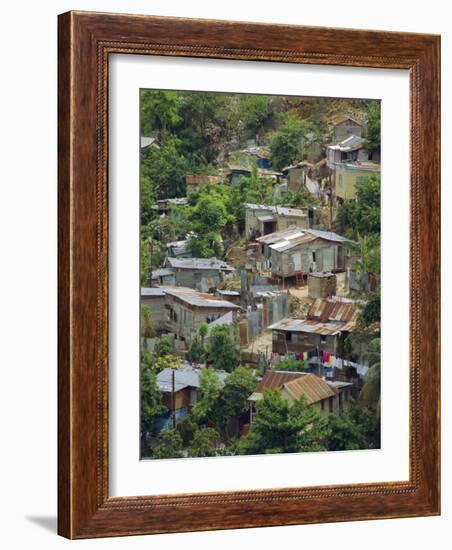 Shanty Town, Montego Bay, Jamaica, Caribbean, West Indies-Robert Harding-Framed Photographic Print