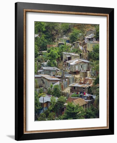 Shanty Town, Montego Bay, Jamaica, Caribbean, West Indies-Robert Harding-Framed Photographic Print