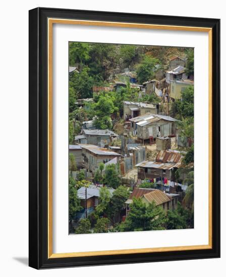 Shanty Town, Montego Bay, Jamaica, Caribbean, West Indies-Robert Harding-Framed Photographic Print