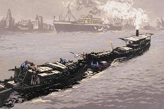 Morning on the Huangpu River-Shao Keping-Stretched Canvas