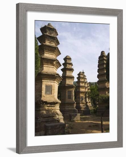 Shaolin Temple, the Birthplace of Kung Fu Martial Arts, Shaolin, Henan Province, China-Kober Christian-Framed Photographic Print