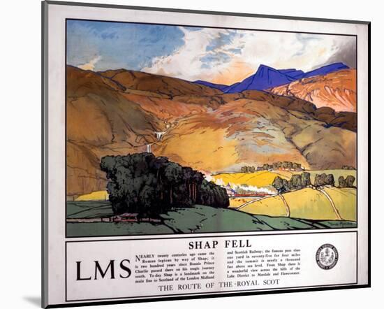 Shap Fell-null-Mounted Art Print