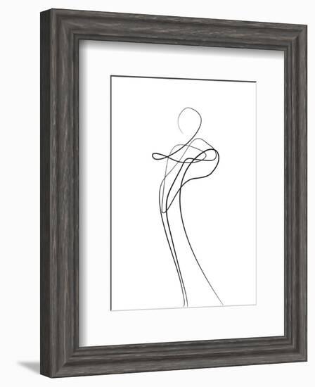 Shape of You 1-Design Fabrikken-Framed Art Print