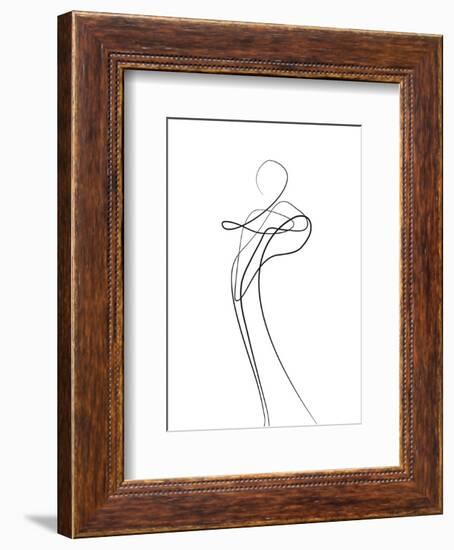 Shape of You 1-Design Fabrikken-Framed Art Print