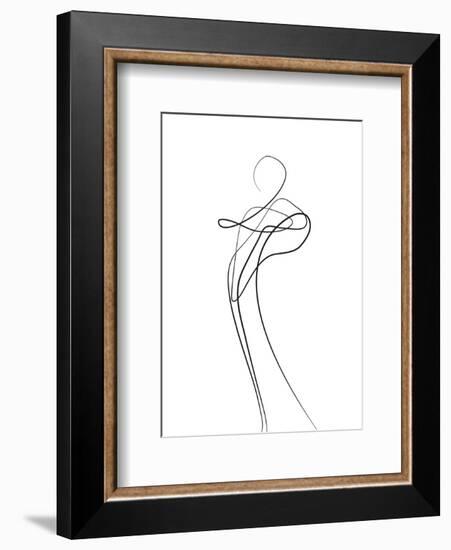 Shape of You 1-Design Fabrikken-Framed Art Print