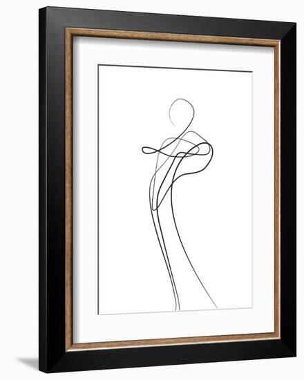 Shape of You 1-Design Fabrikken-Framed Art Print