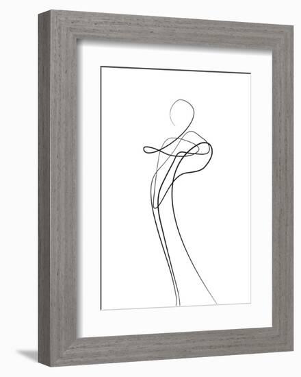 Shape of You 1-Design Fabrikken-Framed Art Print