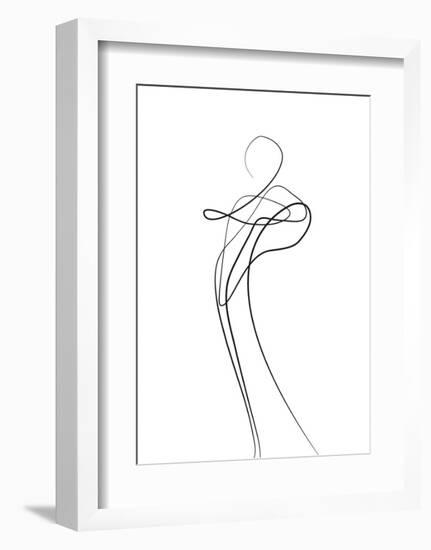 Shape of You 1-Design Fabrikken-Framed Art Print