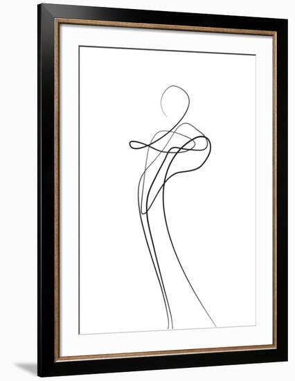 Shape of You 1-Design Fabrikken-Framed Art Print