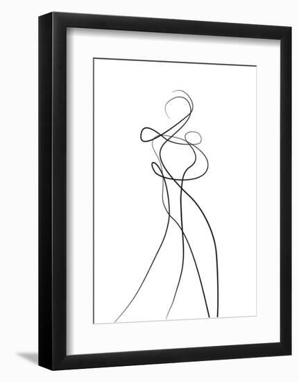 Shape of You 2-Design Fabrikken-Framed Art Print