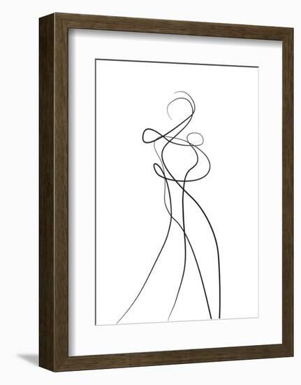 Shape of You 2-Design Fabrikken-Framed Art Print