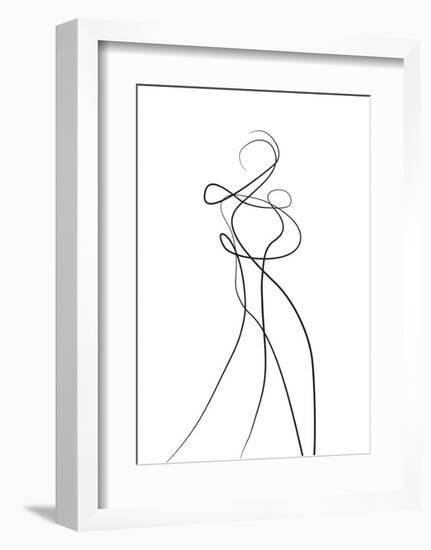 Shape of You 2-Design Fabrikken-Framed Art Print