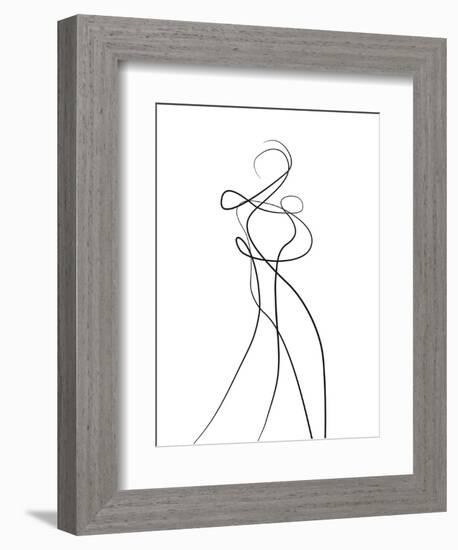 Shape of You 2-Design Fabrikken-Framed Art Print