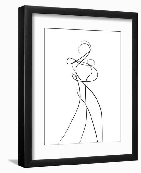 Shape of You 2-Design Fabrikken-Framed Art Print