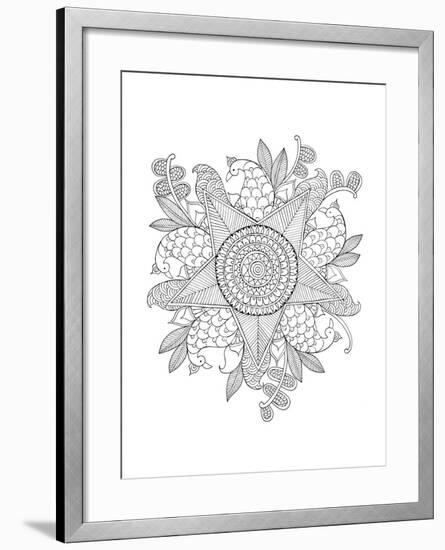 Shape Pattern 10-Neeti Goswami-Framed Art Print