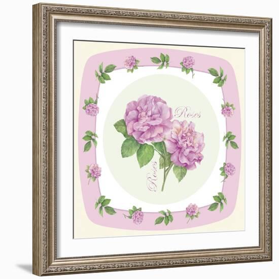 Shape Roses A-Maria Trad-Framed Giclee Print