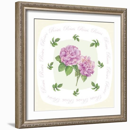 Shape Roses B-Maria Trad-Framed Giclee Print