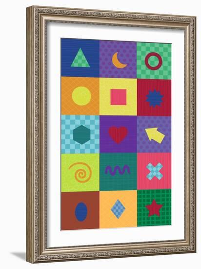 Shapecolors-Ali Lynne-Framed Giclee Print