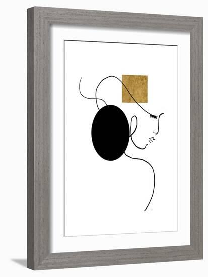 Shapes and Lines I-null-Framed Art Print