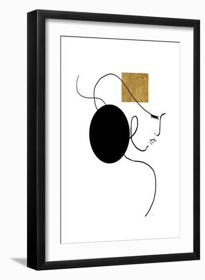 Shapes and Lines I-null-Framed Art Print