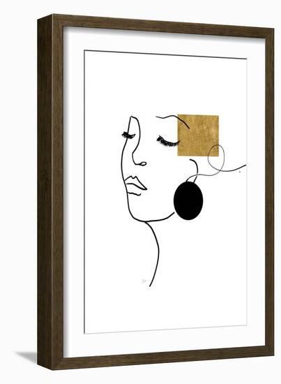 Shapes and Lines II-null-Framed Art Print