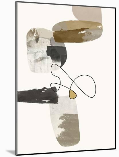 Shapes and Texture 1-Roberto Moro-Mounted Giclee Print