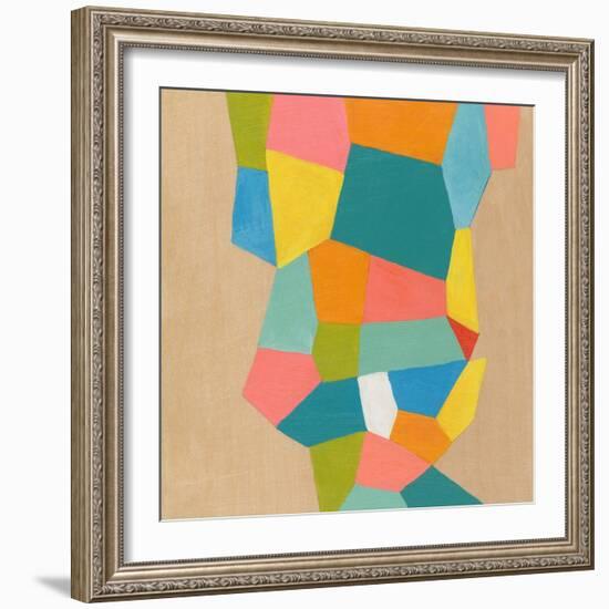 Shapes at a Cellular Level 1-Jan Weiss-Framed Art Print