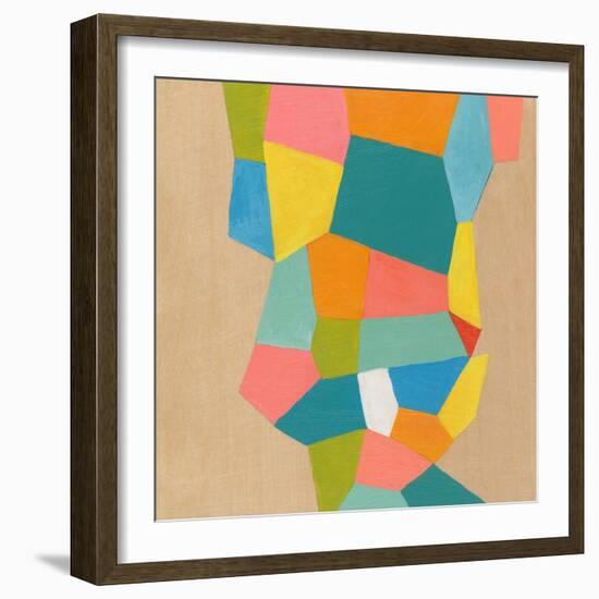 Shapes at a Cellular Level 1-Jan Weiss-Framed Art Print