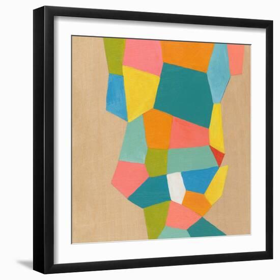 Shapes at a Cellular Level 1-Jan Weiss-Framed Art Print