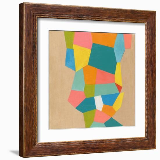 Shapes at a Cellular Level 1-Jan Weiss-Framed Art Print