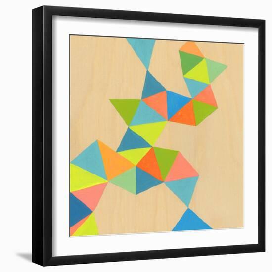 Shapes at a Cellular Level 3-Jan Weiss-Framed Art Print