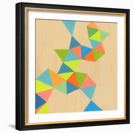 Shapes at a Cellular Level 3-Jan Weiss-Framed Art Print