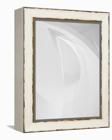 Shapes in White-Greetje Van Son-Framed Premier Image Canvas