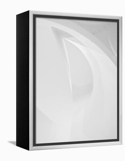 Shapes in White-Greetje Van Son-Framed Premier Image Canvas