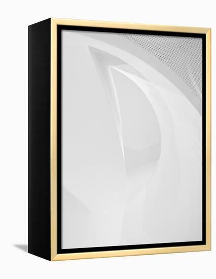 Shapes in White-Greetje Van Son-Framed Premier Image Canvas