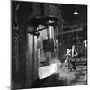 Shaping Metal with a Steam Hammer-Heinz Zinram-Mounted Photographic Print