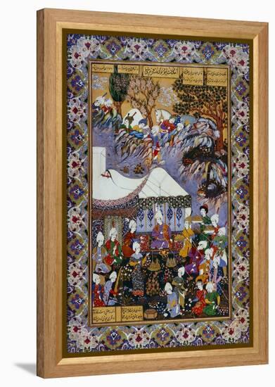 Shapur Approaches Khusrau Parviz-null-Framed Premier Image Canvas