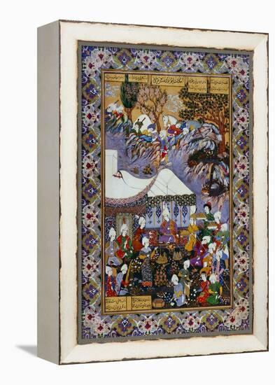 Shapur Approaches Khusrau Parviz-null-Framed Premier Image Canvas